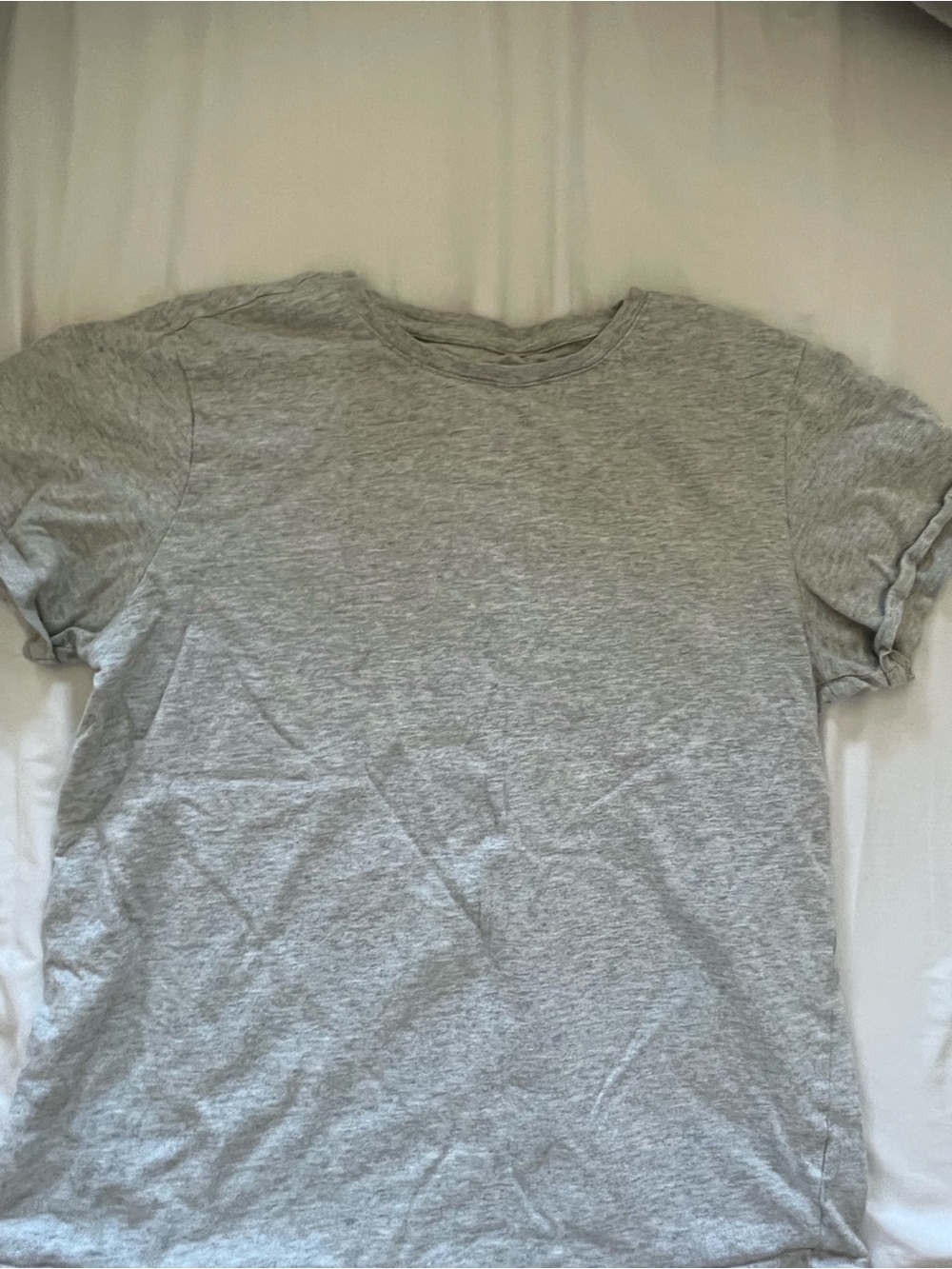 Everyday Crew Neck Tee - Light Gray